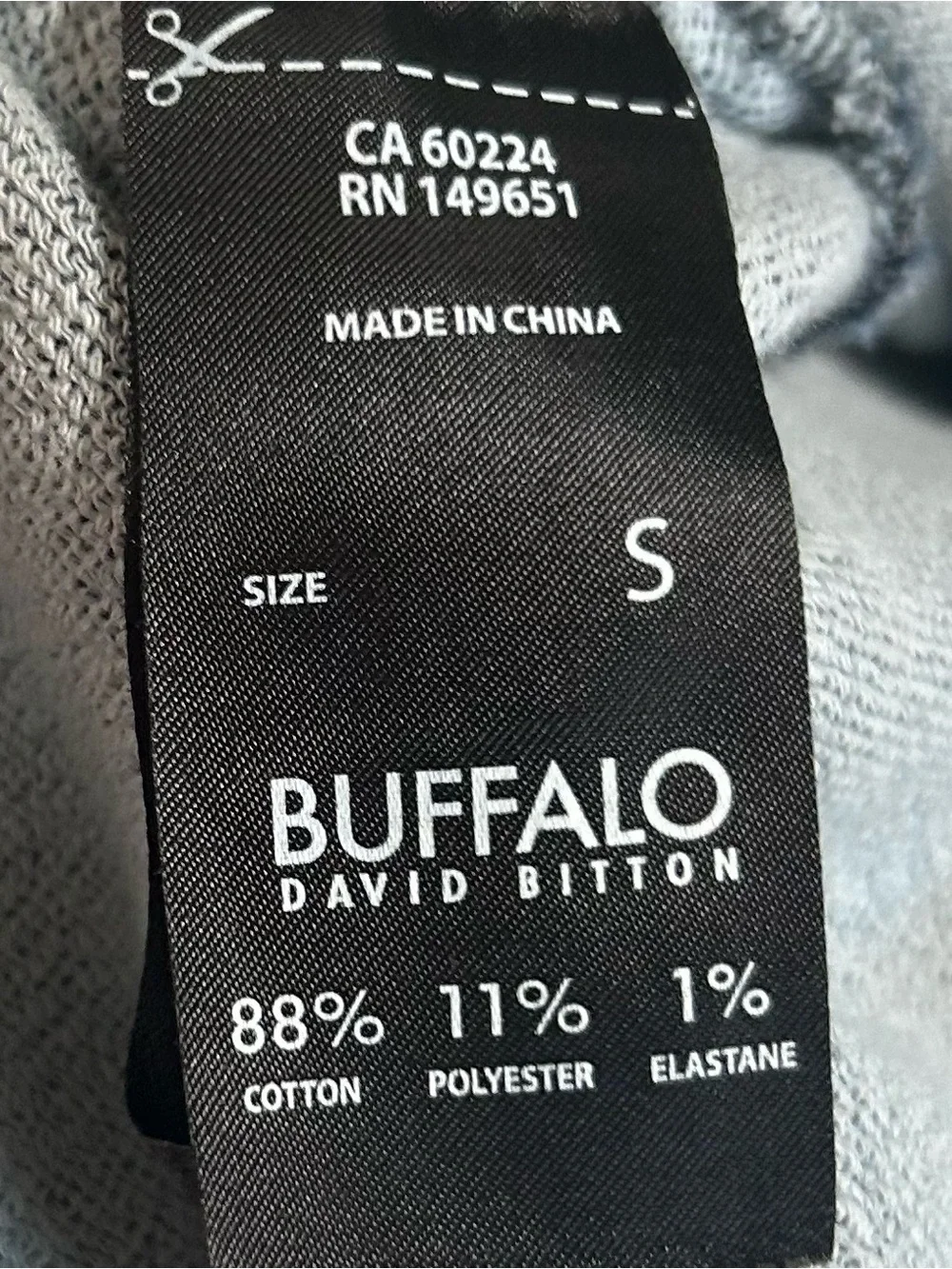 Buffalo David Bitton Stretch Denim Jacket Small Dark Wash Western Trucker